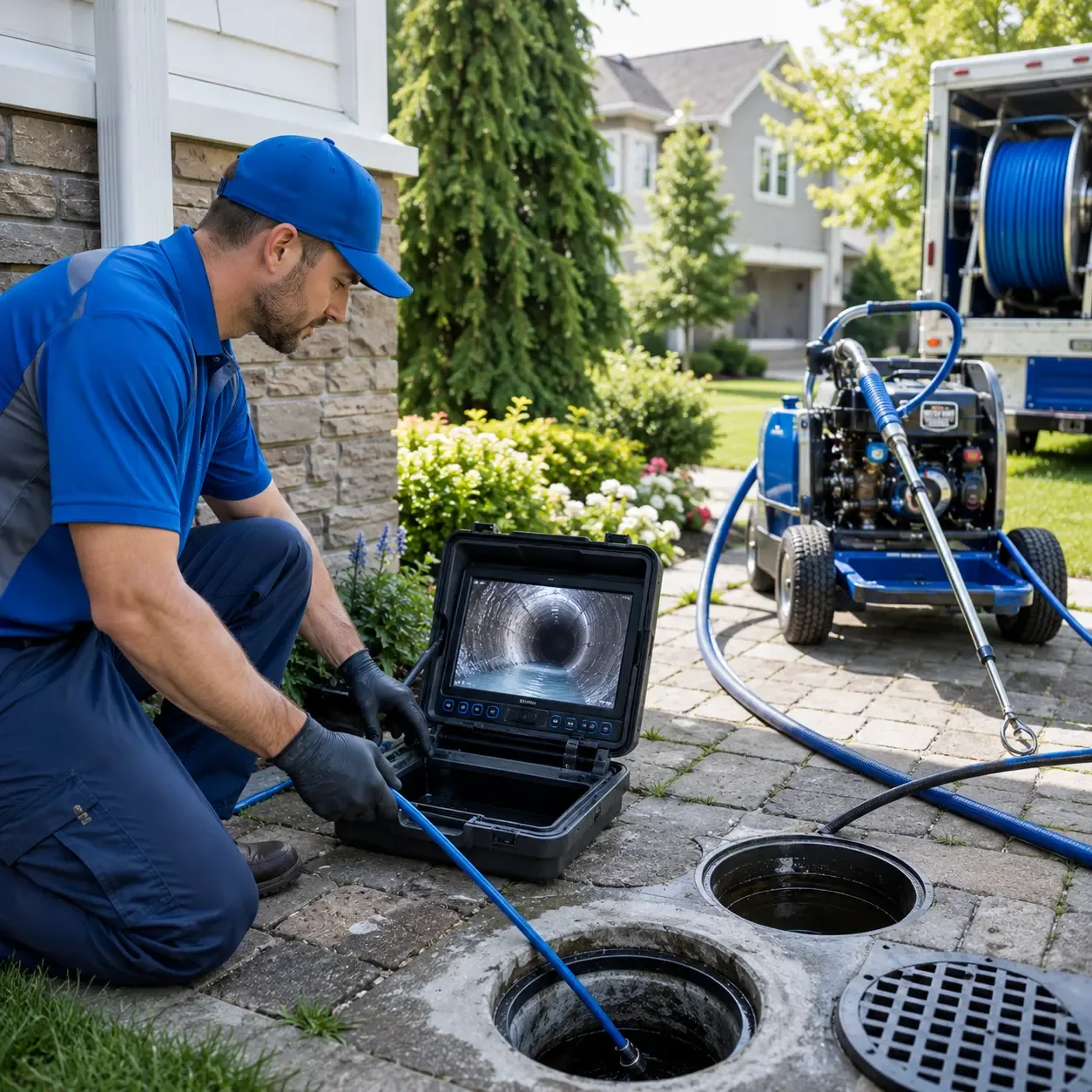 Outdoor drain cleaning professionals serving Benson, NC